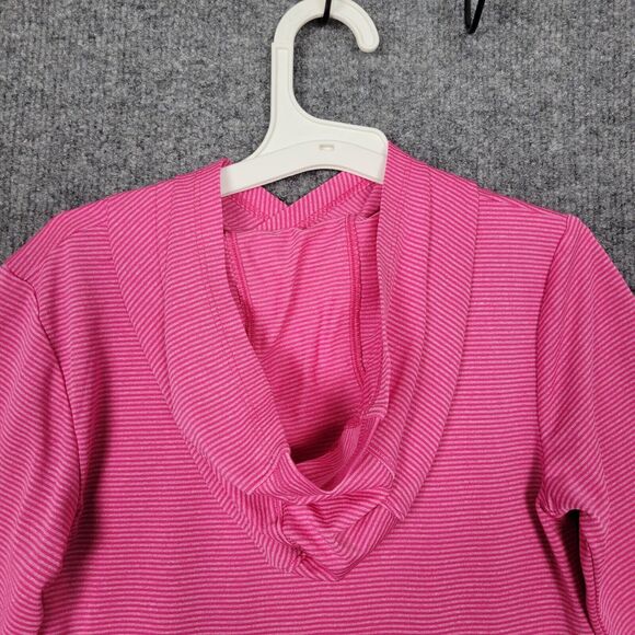 CARHARTT Force Girls Pink Long Sleeve Hooded Performance Thumbhole Top SIZE XS 7 - Picture 4 of 12